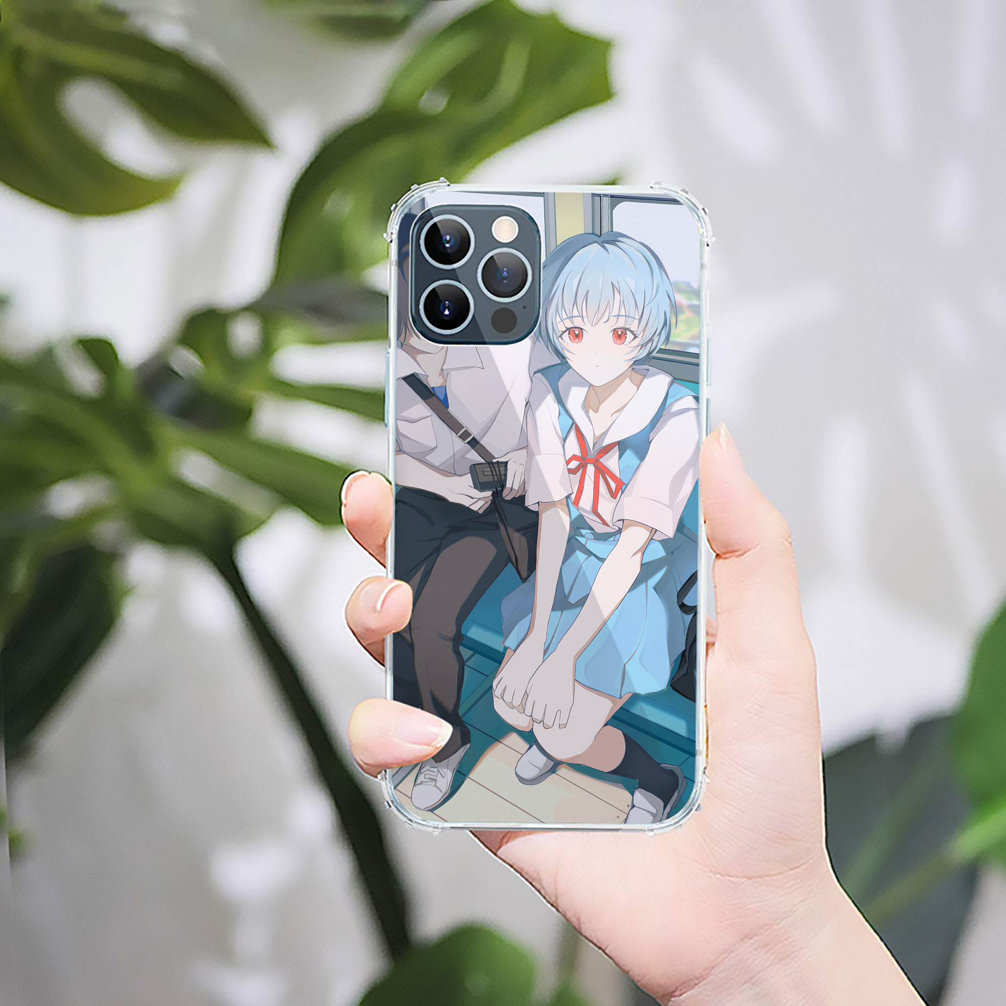 （画像用） EVA 新世紀エヴァンゲリオン 【iPhone 12シリーズ対応】透明スマホケース（クリアソフトケース）